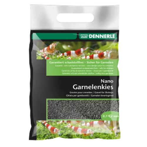 Dennerle Nano Garnelenkies - Sulawesi Schwarz
