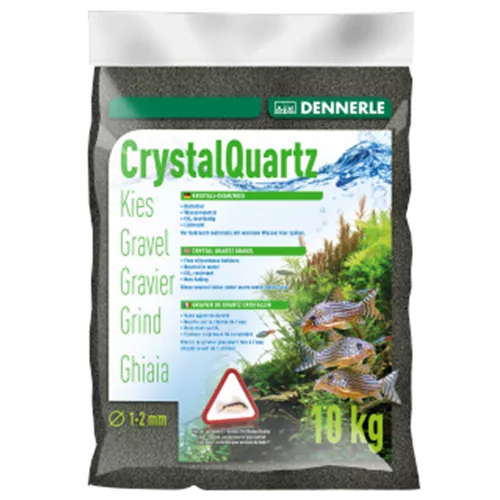 Dennerle Kies 10kg schwarzKristall Quarzkies