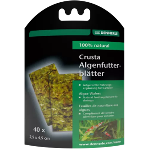 Dennerle Nano Algenfutterblätter 40 Stück