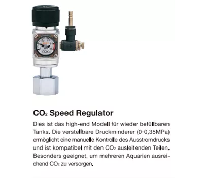 ADA CO2 Druckminderer mit Feineinstellung ADA CO2 Druckminderer mit Feineinstellung