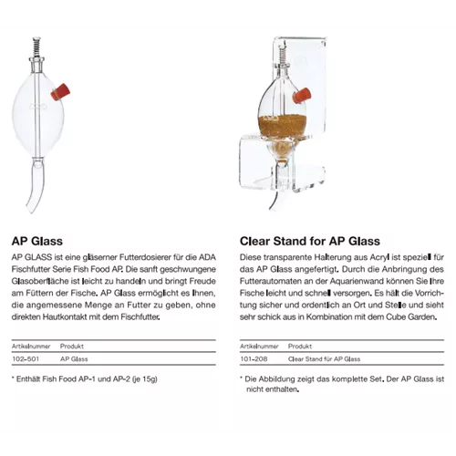 ADA Stand für AP-Glas Futterdosierer